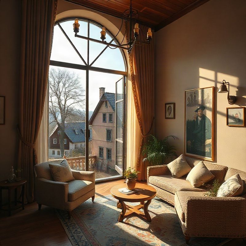 An agent photographs a living room being prepared for sale